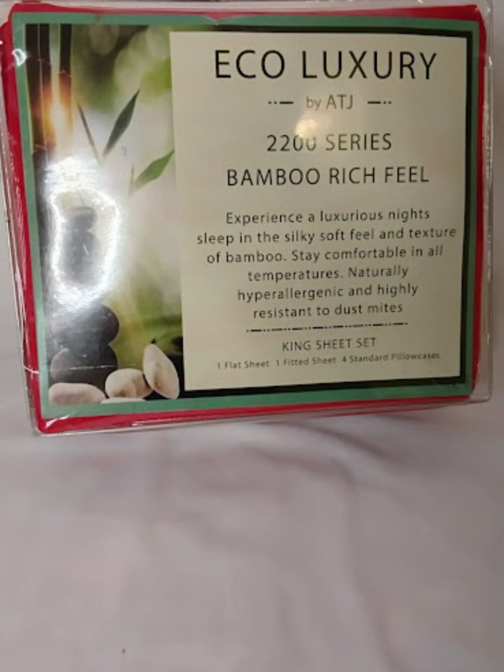 KING SIZE Eco Luxury by ATJ 2200 Series Bamboo Rich Feel